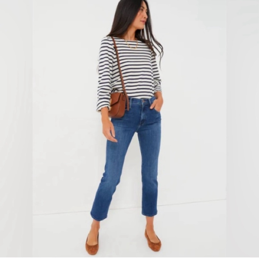 MOTHER Mid Rise Rider Ankle Jeans Right On size 27